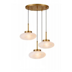 Modi Lighting 3lü Gold Kaplama Sarkıt Avize Mod-Av-4711-3s