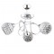 Modi Lighting 3lü Krom Kristal Toplu Armatür Avize Mod-Ar-4709-1k