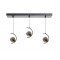 Modi Lighting 3lü Siyah Boyalı Hilal Sarkıt Avize Mod-Av-4702-3bsy-Sirali