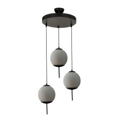 Modi Lighting 3lü Siyah Boyalı Sarkıt Avize Mod-Av-4697-3bsy