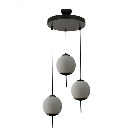 Modi Lighting 3lü Siyah Boyalı Sarkıt Avize Mod-Av-4697-3bsy