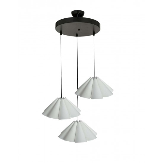 Modi Lighting 3lü Siyah Boyalı Sarkıt Avize Mod-Av-4701-1bys