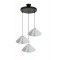 Modi Lighting 3lü Siyah Boyalı Sarkıt Avize Mod-Av-4701-1bys