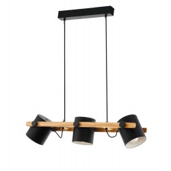 Modi Lighting 3lü Siyah Boyalı Sirali Sarkıt Avize Mod-Av-4717-Bsy-Sirali
