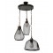 Modi Lighting 3lü Siyah Eskitme Detaylı Sarkıt Avize Mod-Av-4664-3bsy