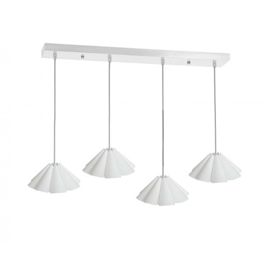 Modi Lighting 4lü Beyaz Boyalı Sirali Sarkıt Avize Mod-Av-4701-4byz-Sirali
