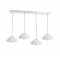 Modi Lighting 4lü Beyaz Boyalı Sirali Sarkıt Avize Mod-Av-4701-4byz-Sirali