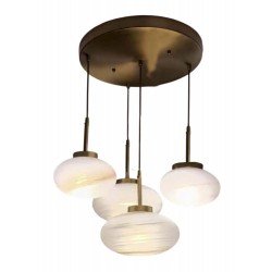 Modi Lighting 4lü Eskitme Kaplama Sarkıt Avize Mod-Av-4711-4es