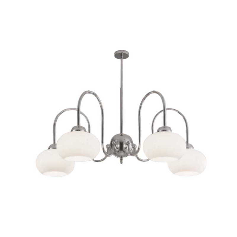Modi Lighting 4lü Krom Beyaz Sarkıt Avize Mod-Av-4657-4k