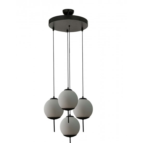 Modi Lighting 4lü Siyah Boyalı Sarkıt Avize Mod-Av-4697-4bsy