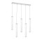 Modi Lighting 5li Krom Kristalli 30cm Borulu Sarkıt Avize Mod-Av-4689-5k-02-Sirali