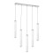 Modi Lighting 5li Krom Kristalli 30cm Borulu Sarkıt Avize Mod-Av-4689-5k-Sirali