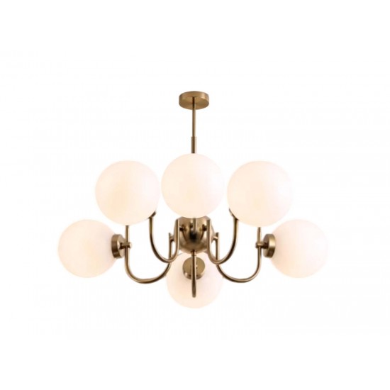 Modi Lighting 6li Eskitme Beyaz Sarkıt Avize Mod-Av-4659-6es