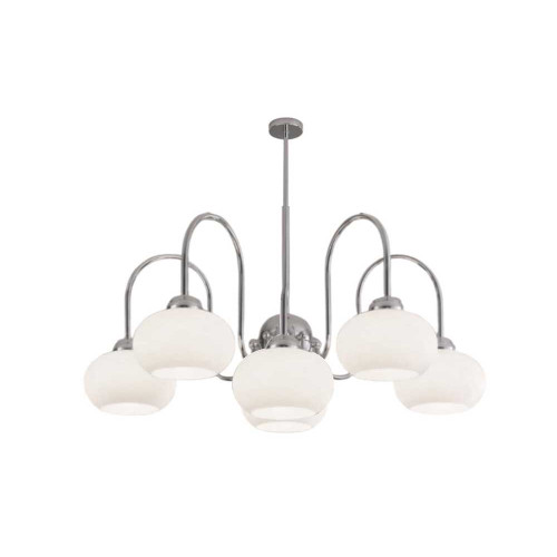 Modi Lighting 6li Krom Beyaz Sarkıt Avize Mod-Av-4657-6k