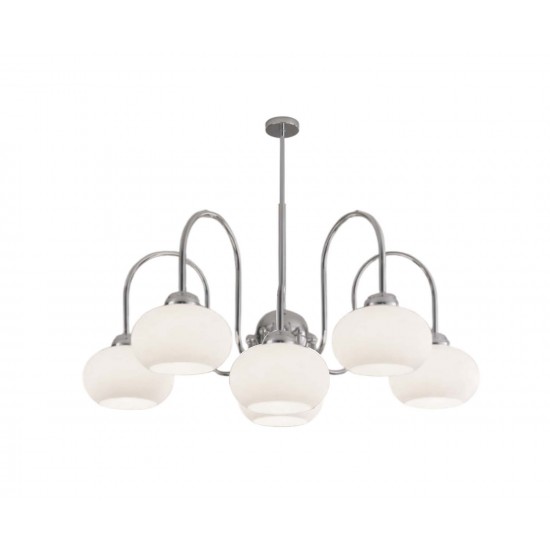 Modi Lighting 6li Krom Beyaz Sarkıt Avize Mod-Av-4657-6k