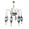 Modi Lighting 8li  Beyaz Eskitme Osmanlı Sarkıt Avize Mod-AV-4466-8ES-BYZ-01