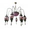 Modi Lighting 8li  Pembe Eskitme Osmanlı Sarkıt Avize Mod-AV-4466-8ES-PM-01