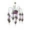 Modi Lighting 8li  Pembe Silindir Eskitme Osmanlı Sarkıt Avize Mod-AV-4466-8PM BR