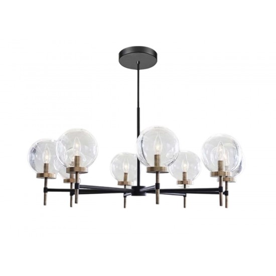 Modi Lighting 8li Siyah Eskitme Sarkıt Avize Mod-Av-4667-8bsy-Es