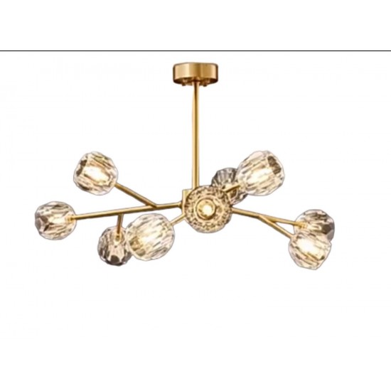 Modi Lighting 9lu Kristal Toplu Eskitme Avize Mod-Ap-4723-9es