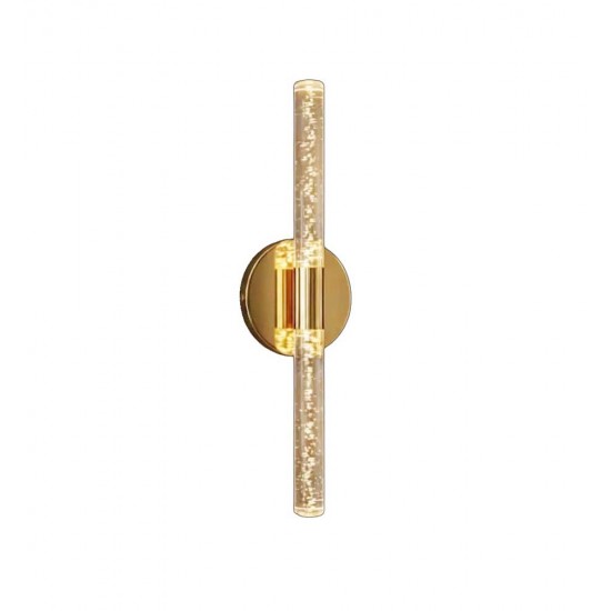 Modi Lighting Akrilik Tekli Gold Yuvarlak Sarı Işıklı Modern LED Aplik Mod-AP-4690-1S-SR