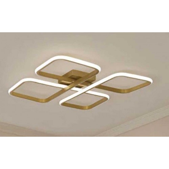 Modi Lighting Beskitme Boyalı Kare LED Armatür Avize Mod-Ar-4704-Eb