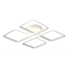 Modi Lighting Beyaz Boyalı Kare Led Armatür Avize Mod-Ar-4704-Byz
