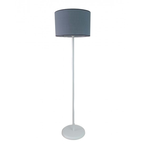 Modi Lighting Beyaz Govde Gri Sapkali Lambader Mod-Lm-4705-1byz