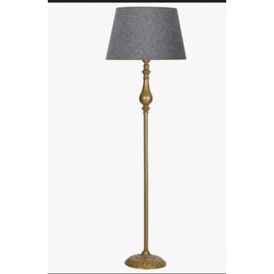 Modi Lighting Eskitme Boyalı Gri Sapkali Lambader Mod-Lm-4716-1gr