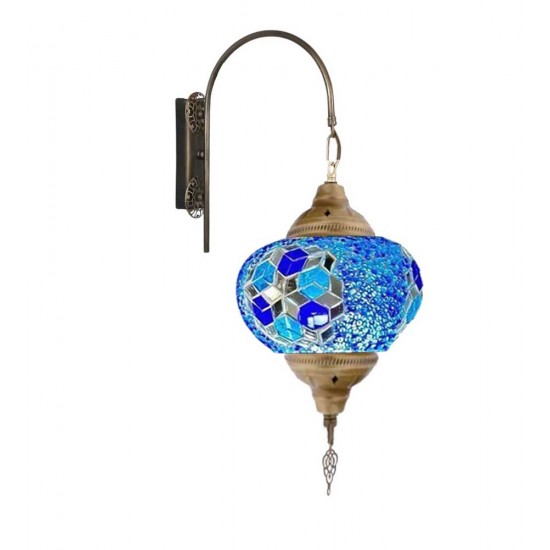 Modi Lighting Eskitme Mavi Osmanlı Aplik Mod AP-4466-1ES-MV