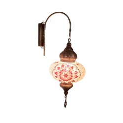 Modi Lighting Eskitme Pembe Osmanlı Aplik Mod AP-4466-1ES-PM 02