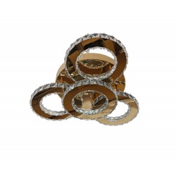 Modi Lighting Gold Yuvarlak Led Avize 20cm Mod-Av-4722-4s-Hlka