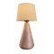 Modi Lighting Konik Ahşap Govde Kumas Sapkali Masa Lambası Mod-Ml-4679-1ahs-Kn