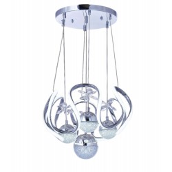 Modi Lighting Krom Kaplama 4toplu Sarkıt Avize Mod-Av-4684-4k-Led