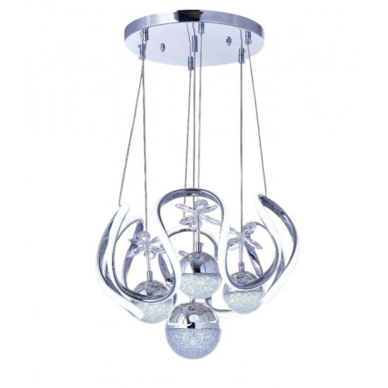 Modi Lighting Krom Kaplama 4toplu Sarkıt Avize Mod-Av-4684-4k-Led