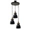 Modi Lighting Osmanlı Siyah Eskitme Detaylı Sarkıt Avize Mod-Av-4666-3bsy-Es