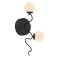 Modi Lighting Siyah 2li Snake Aplik Mod-Ap-4691-2bsy-S