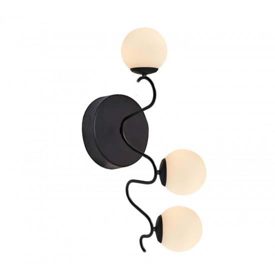 Modi Lighting Siyah 3li Snake Aplik Mod-Ap-4691-3bsy-S