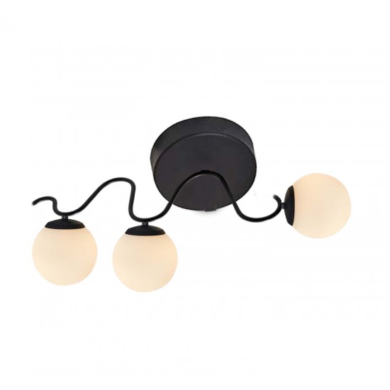 Modi Lighting Siyah 3li Snake Aplik Mod-Ar-4691-3bsy-S
