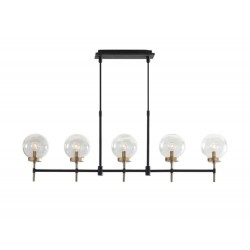 Modi Lighting Siyah Eskitme Sirali Sarkıt Avize Mod-Av-4667-5bsy-Es