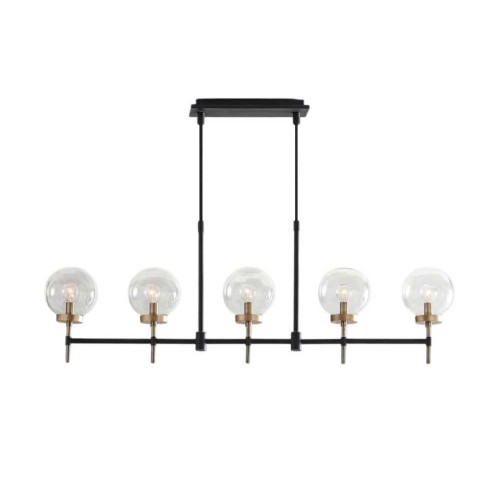 Modi Lighting Siyah Eskitme Sirali Sarkıt Avize Mod-Av-4667-5bsy-Es
