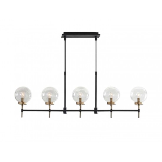 Modi Lighting Siyah Eskitme Sirali Sarkıt Avize Mod-Av-4667-5bsy-Es