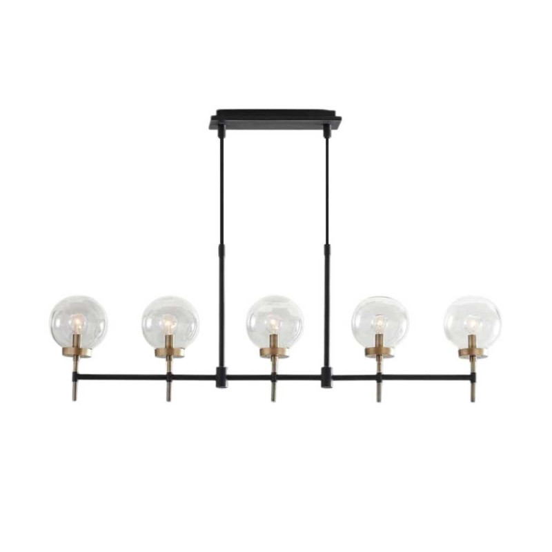 Modi Lighting Siyah Eskitme Sirali Sarkıt Avize Mod-Av-4667-5bsy-Es