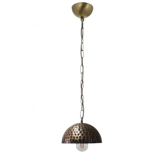 Modi Lighting Tekli 20cm Eskitme Nokta Dovme Detaylı Sarkıt Avize Mod-Av-4673-1es-20