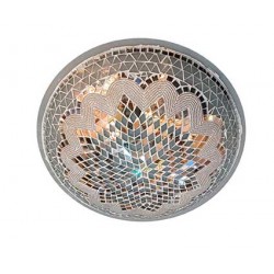 Modi Lighting Tekli Beyaz 30cm Çaplı Eskitme Osmanlı Armatür Avize Mod AR-4466-ES-30BYZ