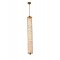 Modi Lighting Tekli Gold Yuvarlak Kristalli 30cm Borulu LED Sarkıt Avize Mod-Av-4689-1s