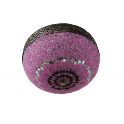 Modi Lighting Tekli Pembe 30cm Çaplı Eskitme Osmanlı Sarkıt Avize Mod-AV-4466-1ESS-30PM-02