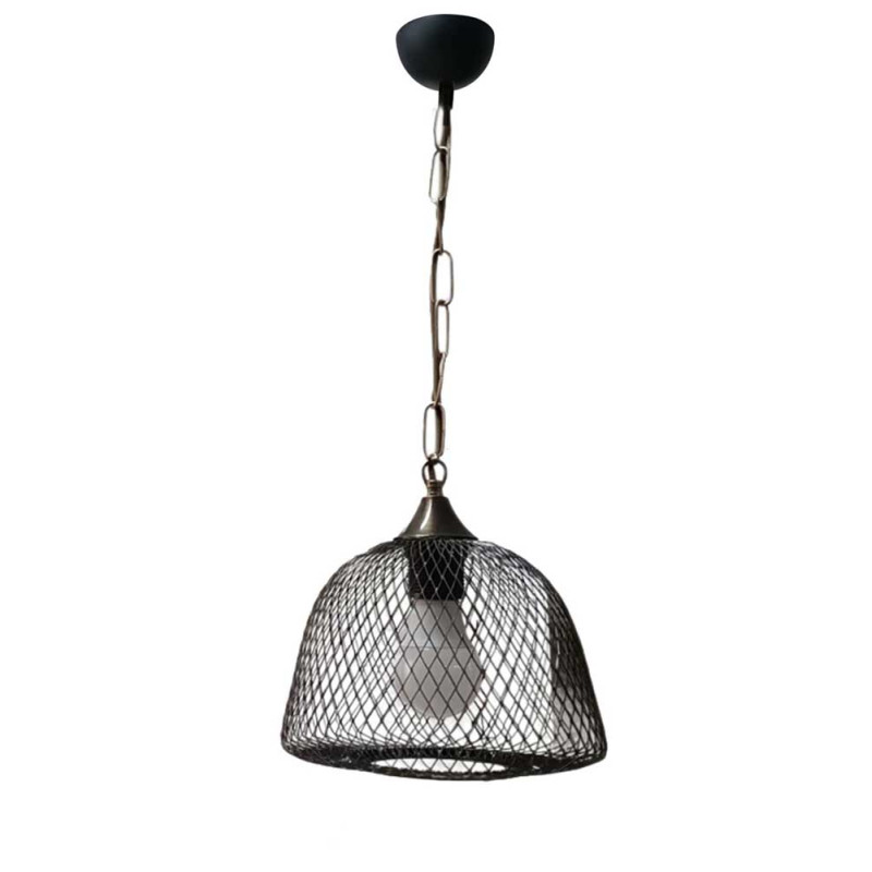 Modi Lighting Tekli Siyah Eskitme Detaylı Sarkıt Avize Mod-Av-4664-1bsy-B