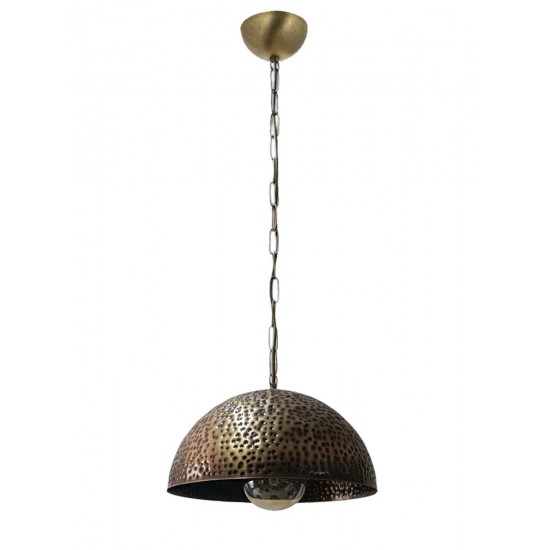 Modi Lighting Teklii Eskitme Nokta Dovme Detaylı Sarkıt Avize Mod-Av-4673-1es