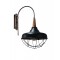 Modi Lighting Teklii Siyah Ahşap Detaylı Aplik Mod-Ap-4675-1bsy-Ahs